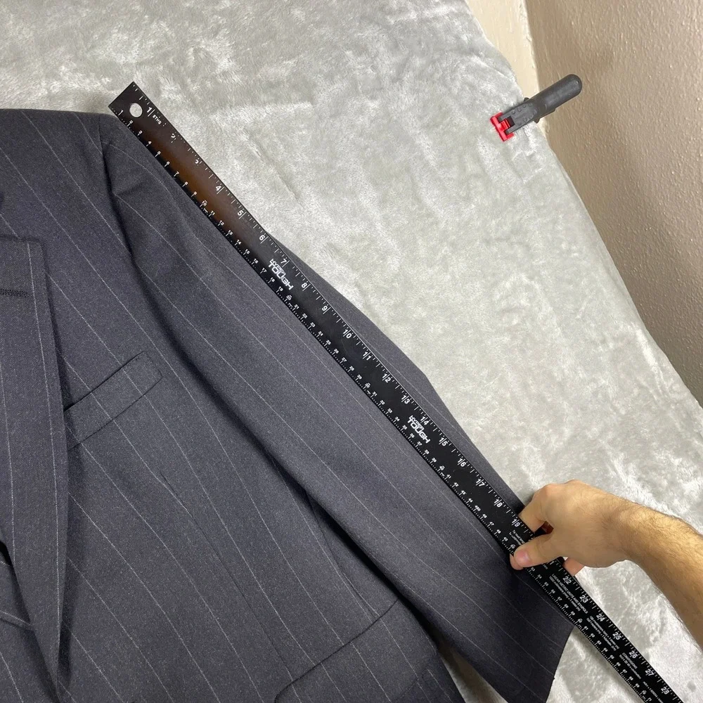 Vintage Brooks Brothers Suit Mens 40 34x30 Pinstripe 1970s USA Wool 2 Piece